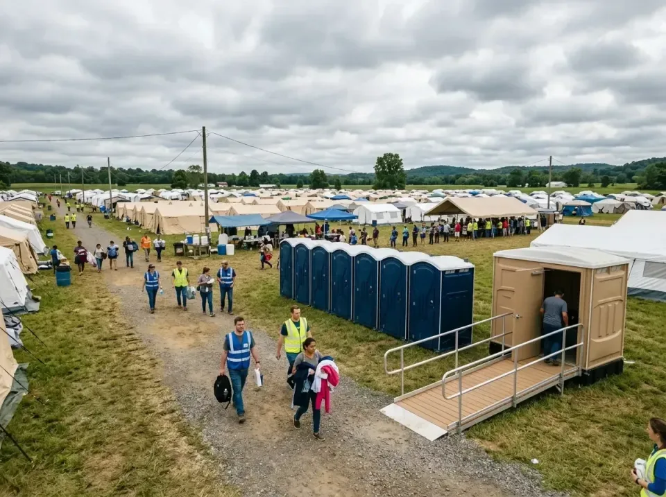 disaster-relief-camp-restrooms-010 — frequently asked questions, Dumpster & Portable Bathrooms Rental in Holiday Island, AR